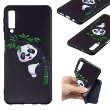 Nonbrand Samsung Galaxy A7 (2018) Szilikon Tok - Panda tok és táska