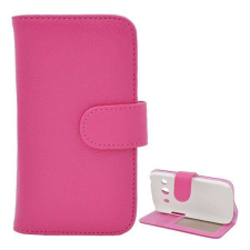 Nonbrand Samsung Galaxy Ace 4 (SM-G357), Wallet notesz mobiltok, Rózsaszín tok és táska