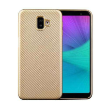 Nonbrand Samsung Galaxy J6+ Szilikon Tok - Arany Karbon tok és táska