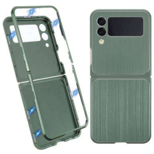 Nonbrand Samsung Galaxy Z Flip3 5G Alumínium Tok - Sötétzöld tok és táska