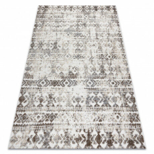 Nonbrand SOLE Aztec Lapos Szőnyeg - Bézs - 80x250 cm lakástextília
