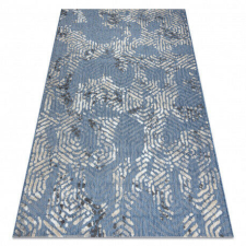 Nonbrand SOLE D3841 Hatszögletű Szőnyeg - Kék/Bézs - 120x170 cm lakástextília