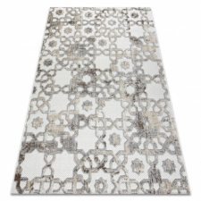 Nonbrand SOLE D3882 Lapos Szőtt Szőnyeg - Bézs/Szürke - 180x270 cm lakástextília