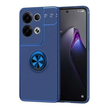 Nonbrand Szilikon telefonvédő (asztali tartó, tartógyűrű, 360°, mágneses) SÖTÉTKÉK tok és táska