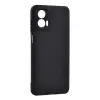 Nonbrand Szilikon telefonvédő (matt) FEKETE Motorola Moto G73