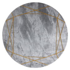 Nonbrand Szőnyeg kerek ESTEMA MARBLE 2 szürke r160 lakástextília