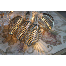 Nonbrand Szürke karácsonyi fényfüzér lámpásokból 160cm karácsonyfa izzósor