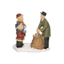 Nonbrand Téli mini falu kiegészítő, levélküldő gyerekek 5,8y1,5x6 cm karácsonyi dekoráció