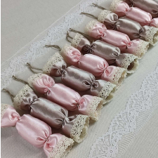 Nonbrand Textil szaloncukor (10 db-os szett) karácsonyfadísz