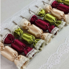 Nonbrand Textil szaloncukor (9 db-os szett) karácsonyfadísz