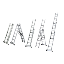 Nonbrand Többcélú létra 3x8 fokos (alu) létra és állvány