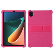 Nonbrand Xiaomi Pad 5, Pad 5 Pro, Szilikon védőtok, kitámasztó, Rózsaszín tok és táska