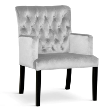 Nonbrand ZARA Chesterfield Bársony Fotel Wenge Lábakkal bútor