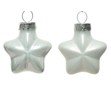 Norand KARÁCSONYFADÍSZ CSILLAG SZETT 12 DB-OS TEJFEHÉR karácsonyfadísz