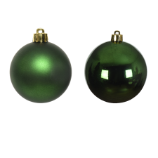 Norand KARÁCSONYFADÍSZ GÖMB SZETT 24DB-OS, ÜVEG, SMARAGD ZÖLD karácsonyfadísz