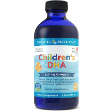Nordic Naturals Gyermek DHA, Omega 3 gyerekeknek - eper, 530mg, 237 ml vitamin és táplálékkiegészítő