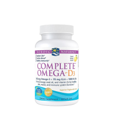 Nordic Naturals Komplex Omega kapszula D-vitaminnal - Complete Omega-D3 (60 Lágykapszula, Citrom) vitamin és táplálékkiegészítő