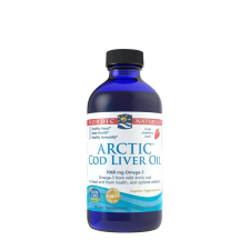 Nordic Naturals Sarkvidéki Tőkehalmáj Olaj 1060 mg - Arctic Cod Liver Oil (237 ml, Eper) vitamin és táplálékkiegészítő