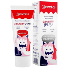 NORDICS eperízű természetes fogkrém gyermekeknek probiotikumokkal (1 éves kortól), 50 ml fogkrém