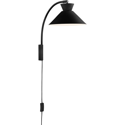 NORDLUX Dial oldalfali lámpa 1x40 W fekete 2213371003 - Világítás: árak ...