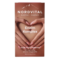 Nordvital Enzim Komplex kapszula 60db vitamin és táplálékkiegészítő