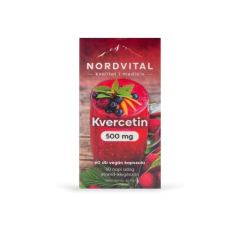 Nordvital kvercetin 500mg vegán kapszula 60 db vitamin és táplálékkiegészítő