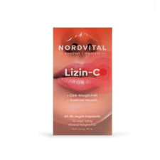  Nordvital lizin-c vegán kapszula 60 db gyógyhatású készítmény