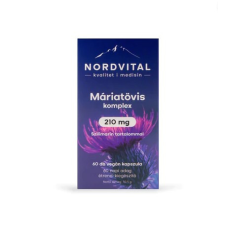 Nordvital máriatövis komplex 210mg kapszula 60 db vitamin és táplálékkiegészítő