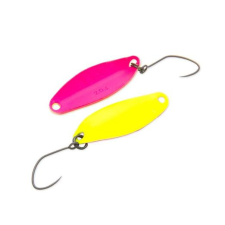  Nories Masukuroto 34mm 2.9g #002 kanál villantó (Fluo-Gelb / Pink) csali