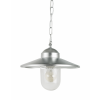 NORLYS Karlstad szürke-átlátszó kültéri függesztett lámpa (NO-230a/GA) E27 1 izzós IP55