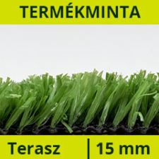 Nortene Termékminta: 15 mm-es műfű - Teraszra, erkélyre - 12x12 cm műfű