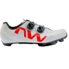 Northwave Cipő NORTHWAVE MTB REBEL 3 42,5 SZÜRKE/PIROS kerékpáros