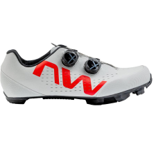 Northwave Cipő NORTHWAVE MTB REBEL 3 42,5 SZÜRKE/PIROS kerékpáros kerékpáros cipő