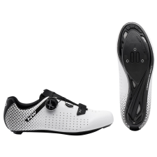 Northwave Cipő NORTHWAVE ROAD CORE PLUS 2 41,5 fehér/fekete kerékpáros kerékpáros cipő