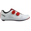 Northwave Cipő NORTHWAVE ROAD REVOLUTION 41 FEHÉR/FLUO PIROS kerékpáros