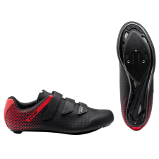 Northwave Cipő NW ROAD CORE 2 45 fekete/piros 80211013-15-45 kerékpáros cipő