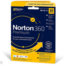  Norton 360 Premium - 10 eszköz / 1 év karbantartó program