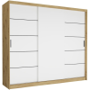 NORVIO IV. Gardróbszekrény 250x218x60 - artisan, fehér