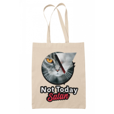 Not today satan - Vászontáska kézitáska és bőrönd
