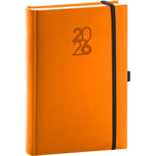 Notique napi határidőnapló narancssárga 2026, 15 x 21 cm határidőnapló