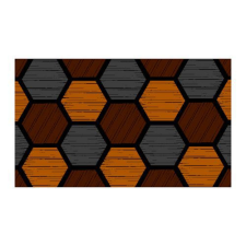 Notrax Déco Design™ Imperial Honeycomb beltéri takarítószőnyeg, barna, 60 x 90 cm, 60 x 90 cm% lakástextília