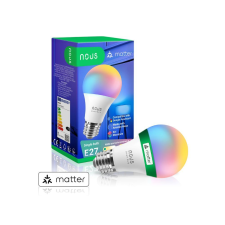 NOUS P3 okos Tuya Wi-Fi RGB izzó (E27 foglalat), Matter kompatibilis okos kiegészítő