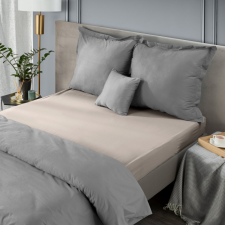  Nova1 pamut-szatén lepedő Bézs 180x210 cm lakástextília