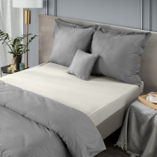  Nova1 pamut-szatén lepedő Krémszín 220x210 cm lakástextília