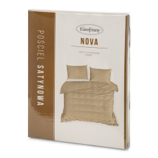  Nova3 pamut-szatén ágyneműhuzat Szürkésbézs 220x200 cm - 70x80 cm 2db lakástextília