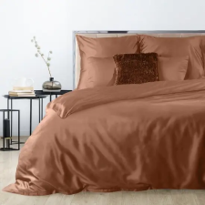  Nova3 pamut-szatén ágyneműhuzat Téglavörös 140x200 cm - 70x80 cm 1db lakástextília