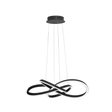 Nova Luce Amara fekete LED függesztett lámpa (NL-9248108) LED 1 izzós IP20 világítás