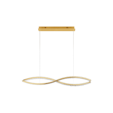 Nova Luce Aurelia arany LED függesztett lámpa (NL-9019724) LED 1 izzós IP20 világítás