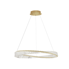 Nova Luce Aurelia arany LED függesztett lámpa (NL-9333062) LED 1 izzós IP20 világítás