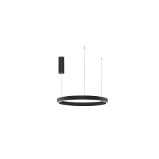 Nova Luce Elowen fekete LED függesztett lámpa (NL-9345660) LED 1 izzós IP20 világítás